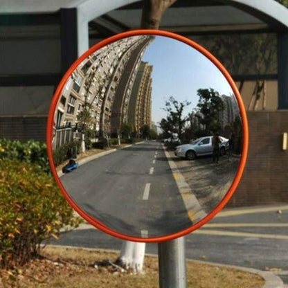 130 Degree Wide Angle Convex Road Safety Mirror for Walls - Blind Spot Mirror