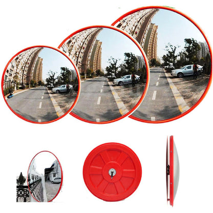 130 Degree Wide Angle Convex Road Safety Mirror for Walls - Blind Spot Mirror